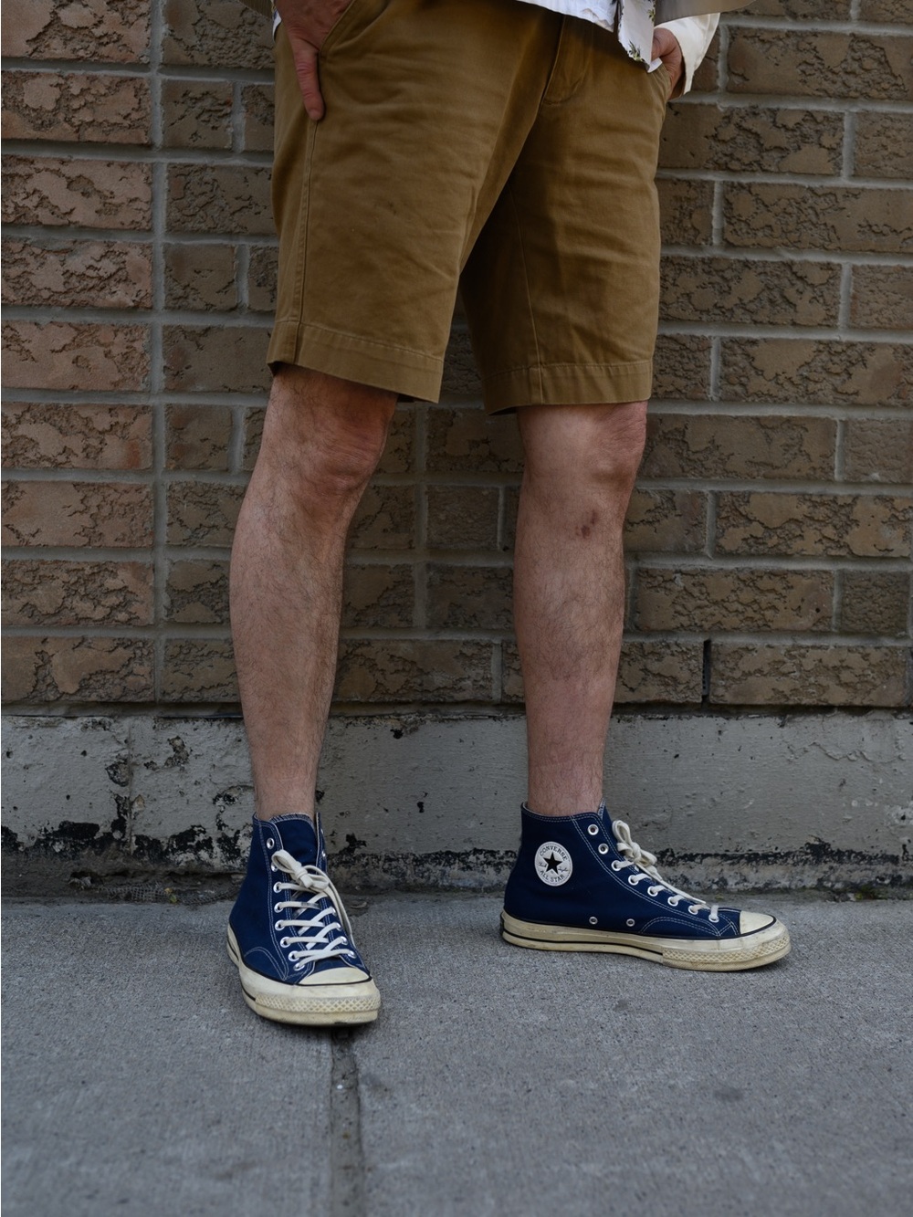 Converse Navy Blue High-Top Sneakers